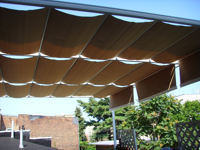 Second Floor Balcony Shade Tree Canopy System