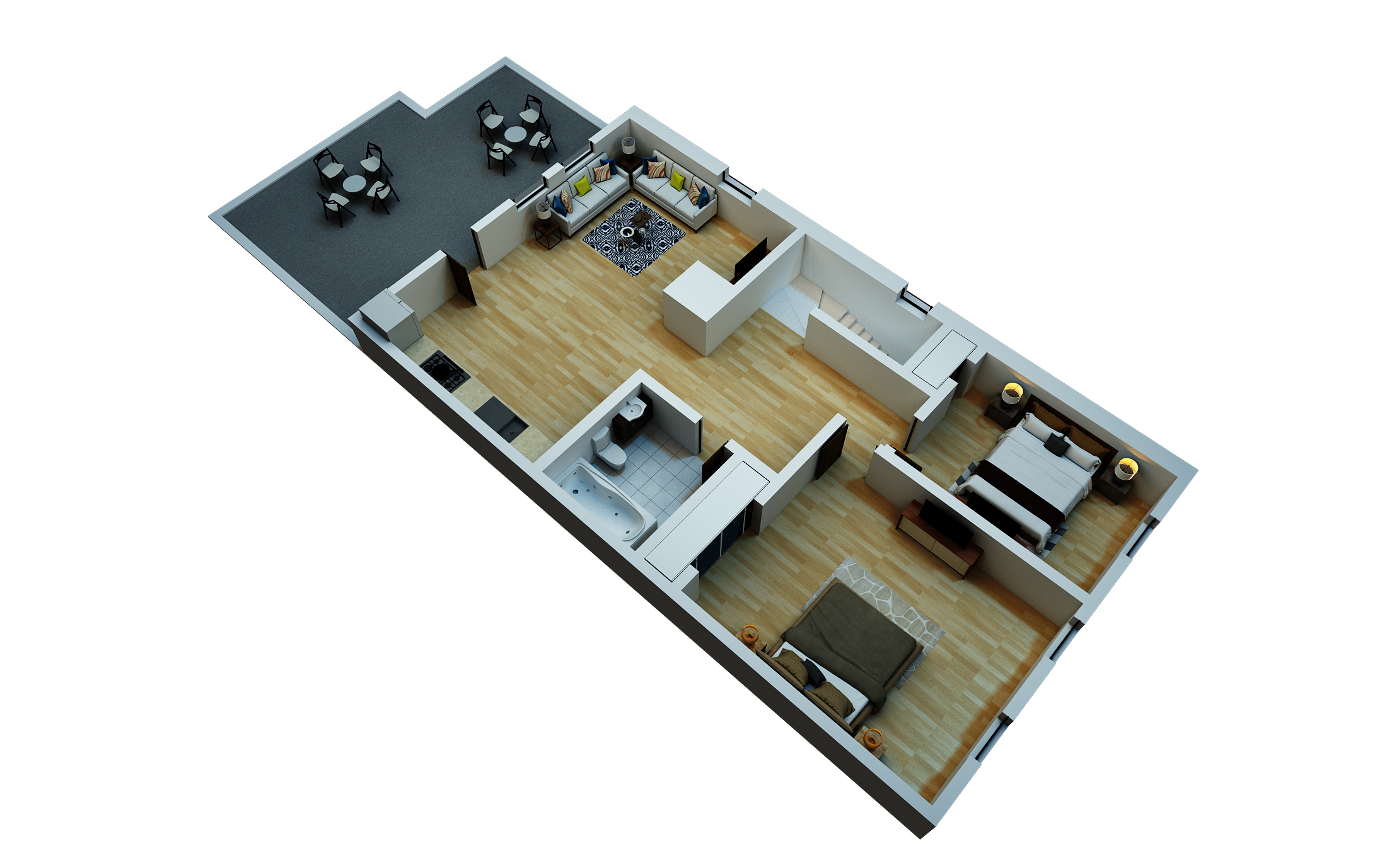 Apartment 2 floor plan
